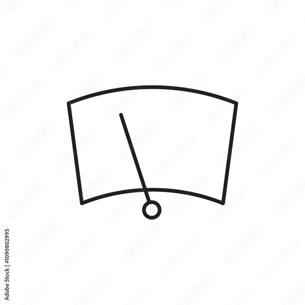 Poster car windscreen icon web design in vector