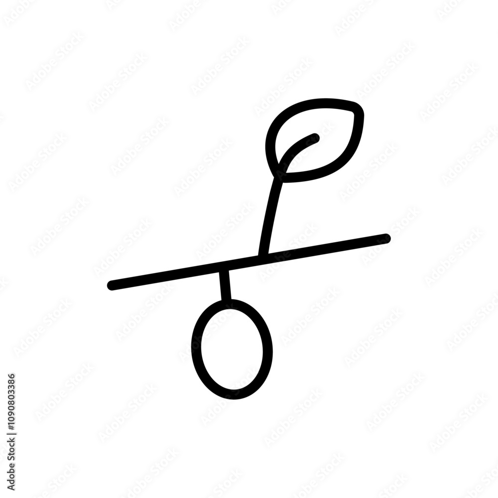 Poster Cocoon icon web design in vector