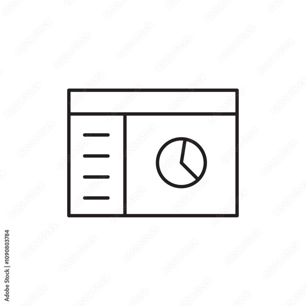 Poster CRM icon web design in vector