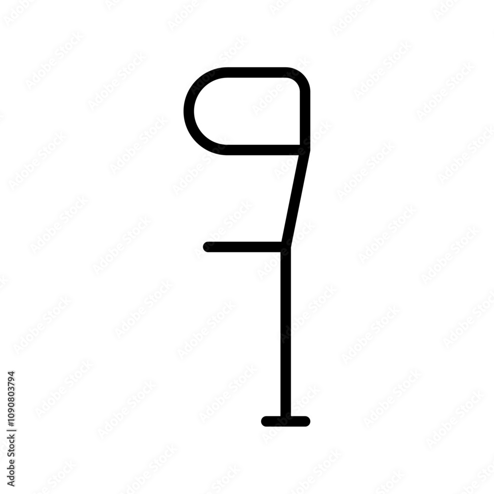 Poster Crutch icon web design in vector