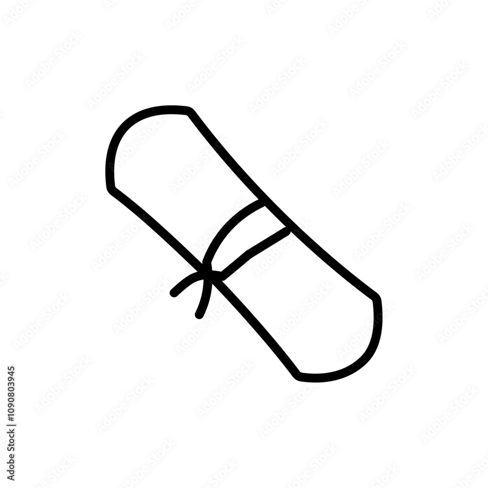 Poster diploma icon web design in vector