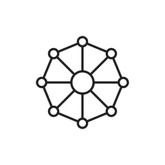 Dependency icon web design in vector