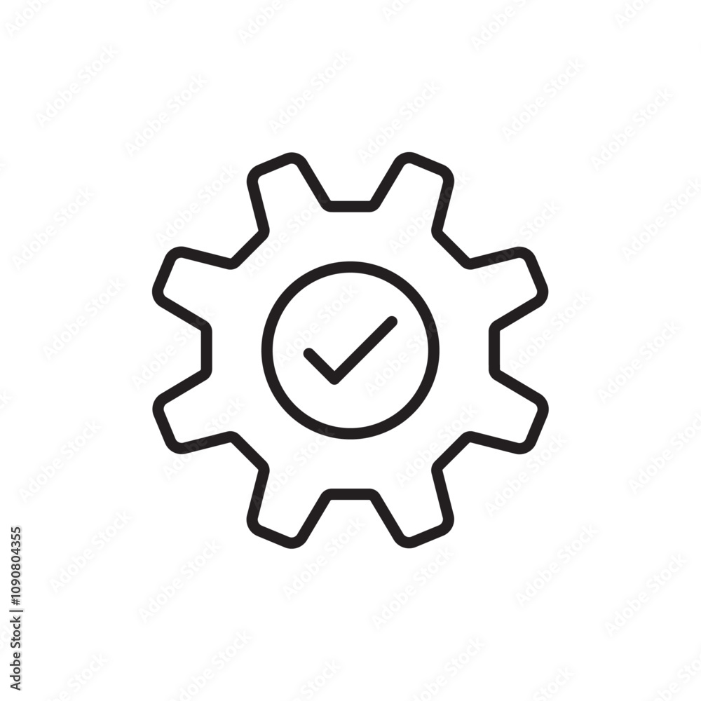 Poster execution icon web design in vector