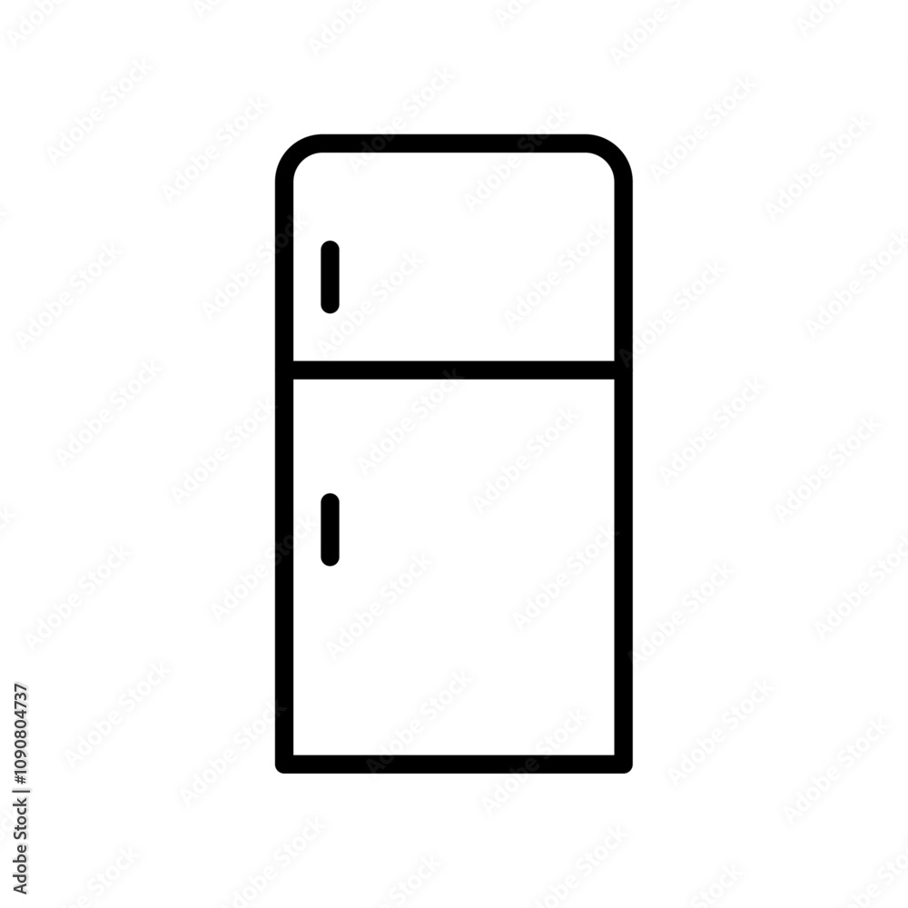 Poster Fridge icon web design in vector