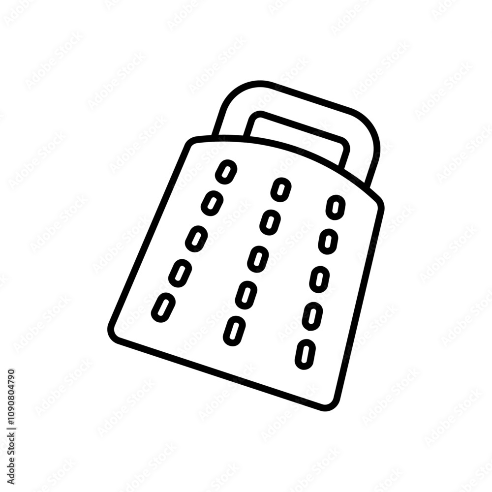 Poster Grater icon web design in vector