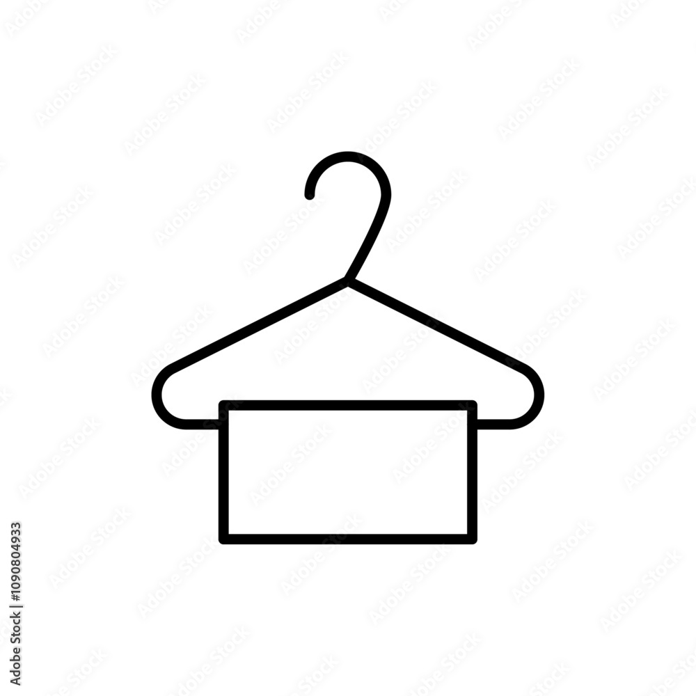 Poster Hanger icon web design in vector