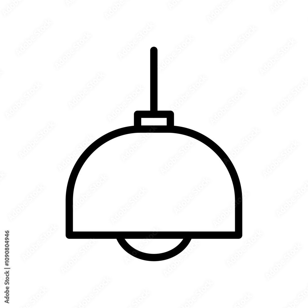 Poster Hanging light icon web design in vector