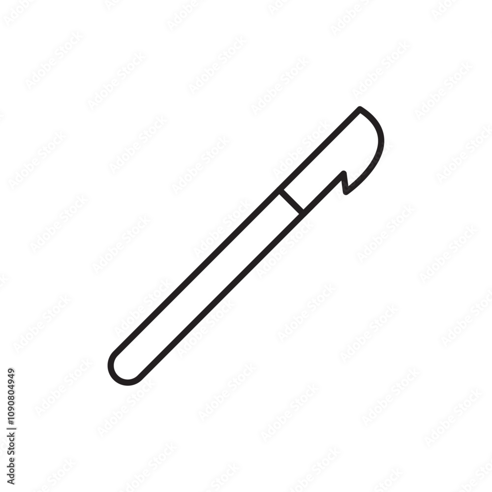 Poster Harpoon icon web design in vector