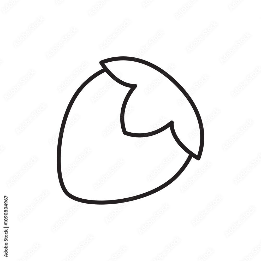 Poster Hazelnut icon web design in vector