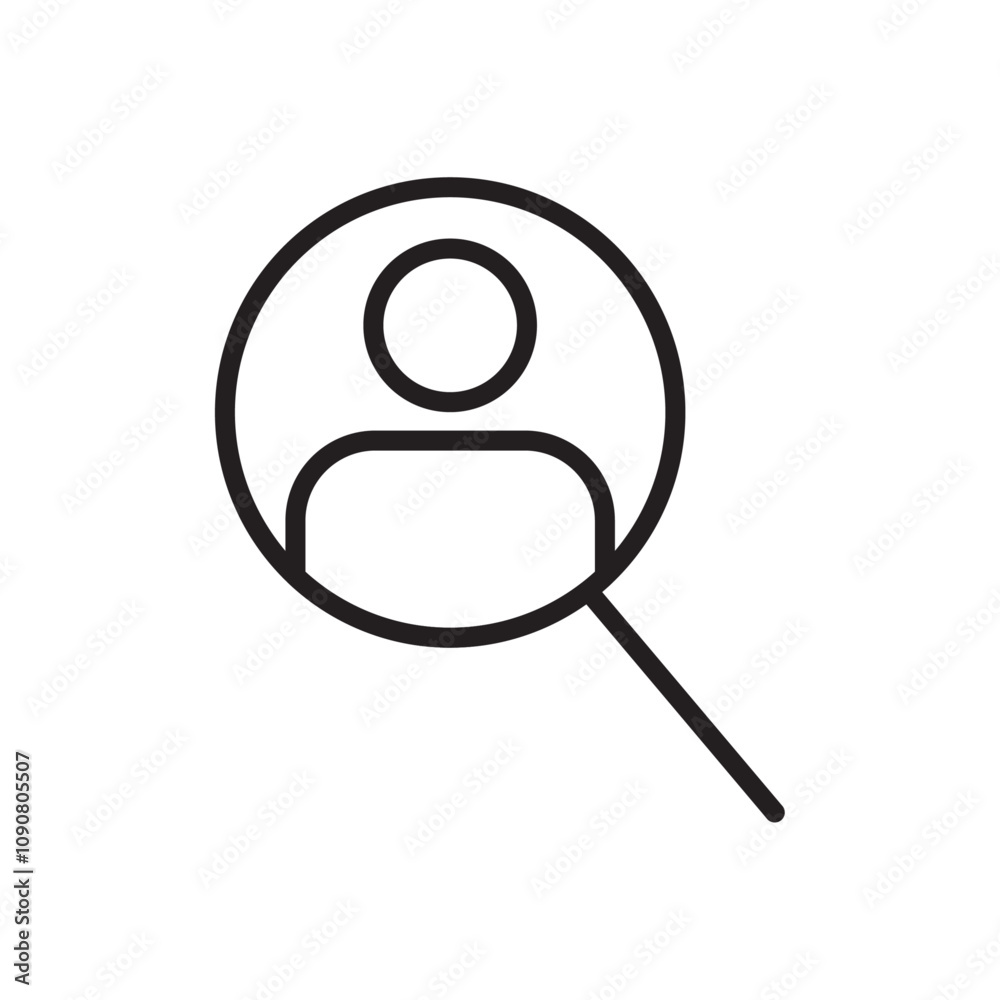 Poster job vacancy icon web design in vector