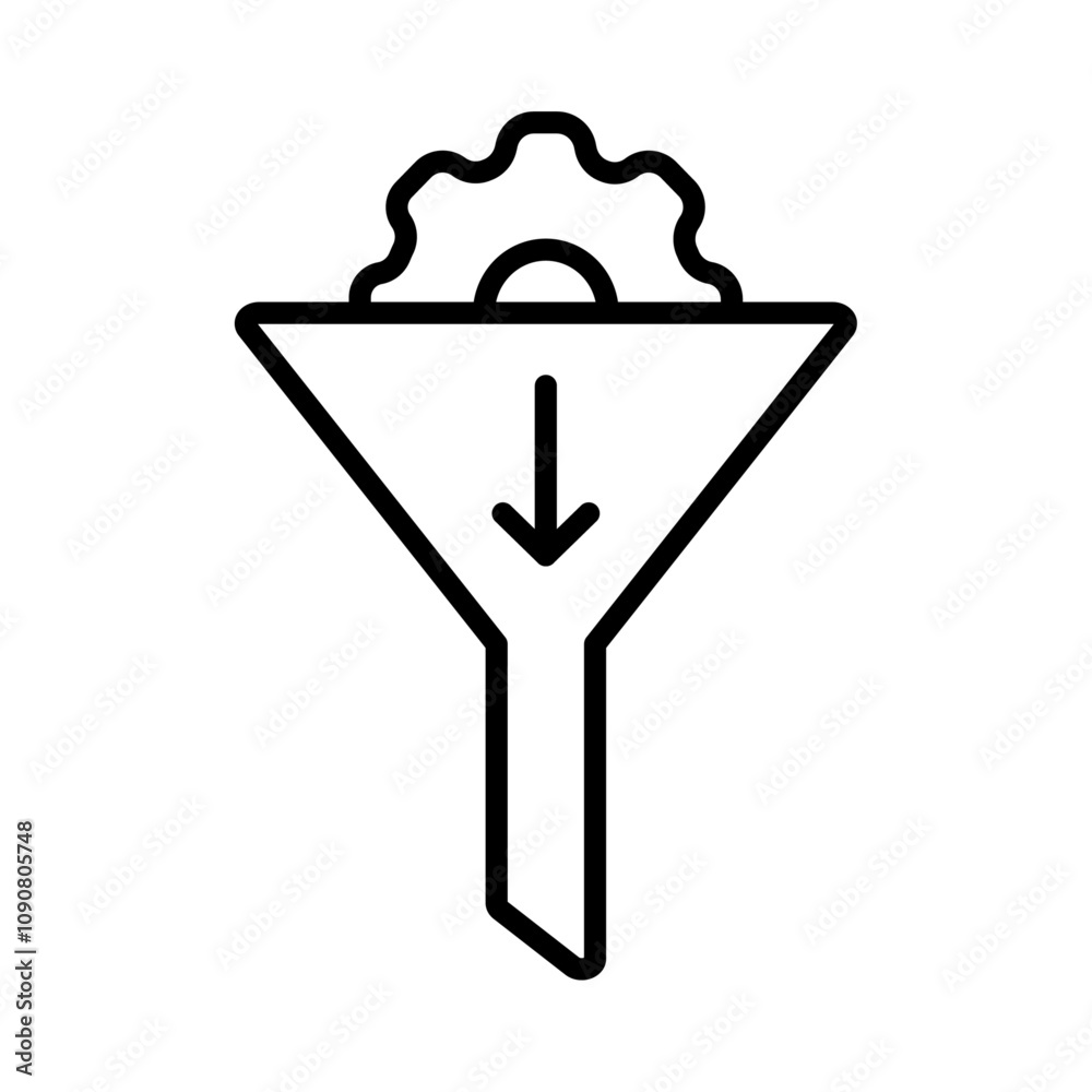 Poster Lead generation icon web design in vector