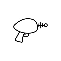 Laser gun icon web design in vector