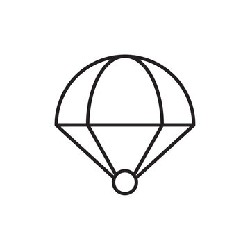 recommend clip art: Parachute icon web design in vector