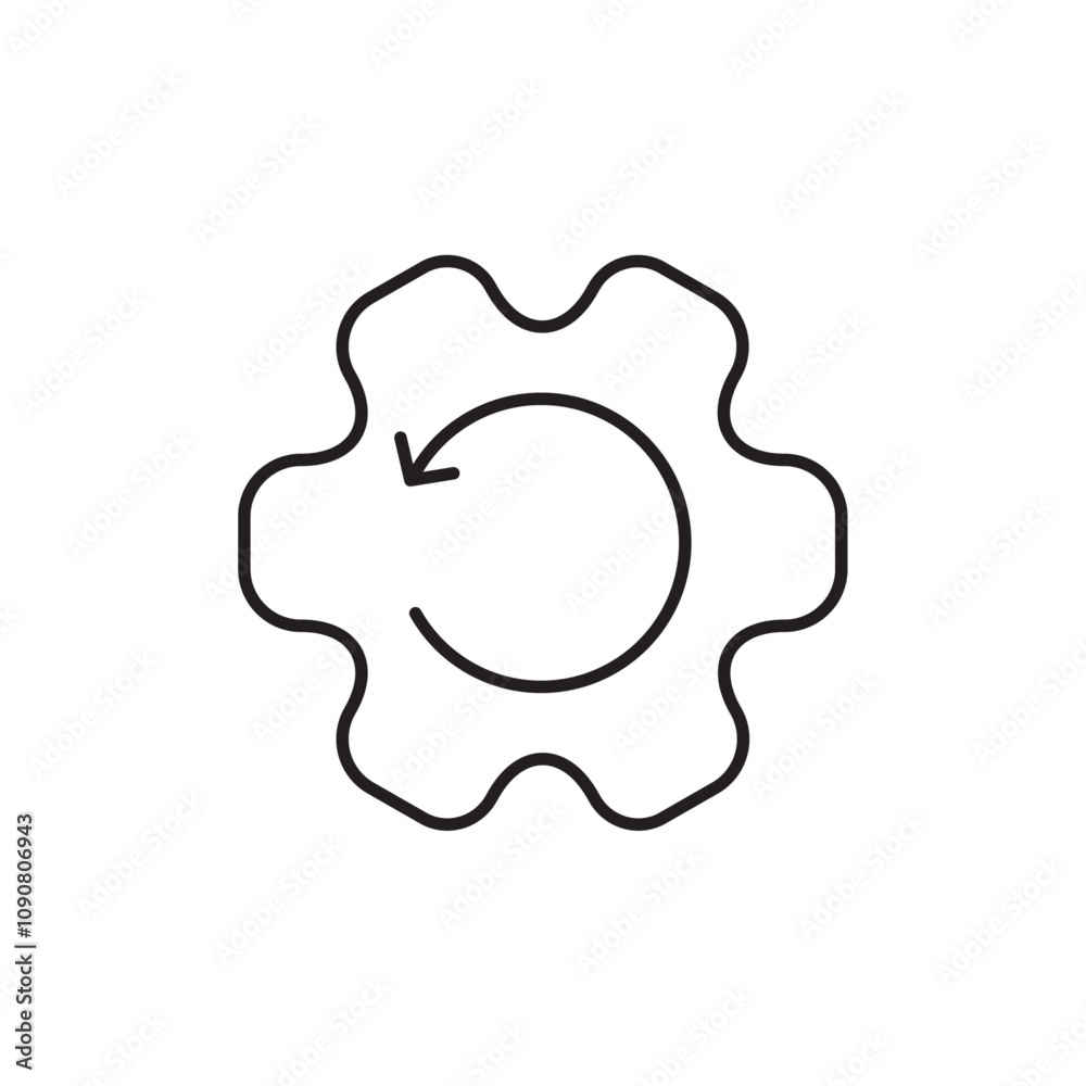 Poster Recovery icon web design in vector