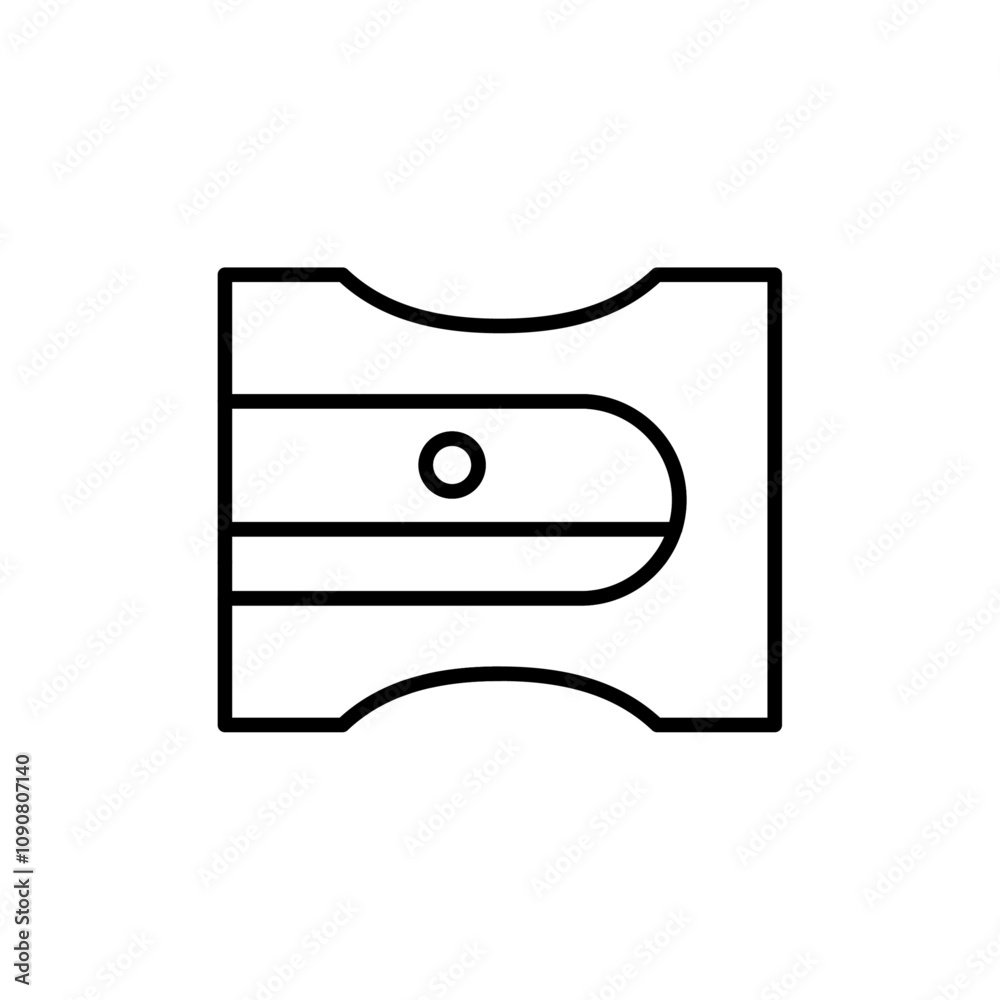 Poster sharpener icon web design in vector