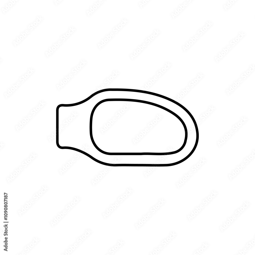 Aufkleber Side mirror icon web design in vector