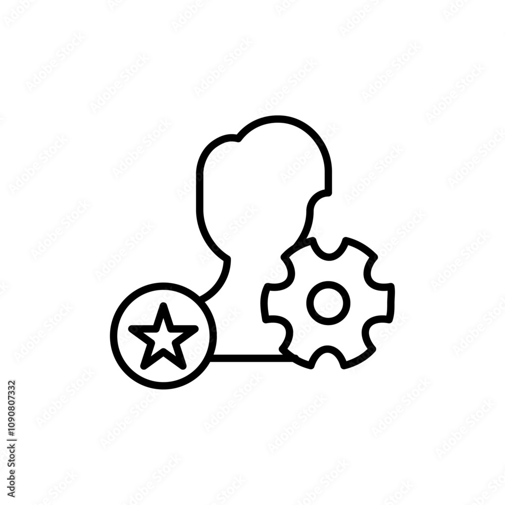 Poster Skills icon web design in vector