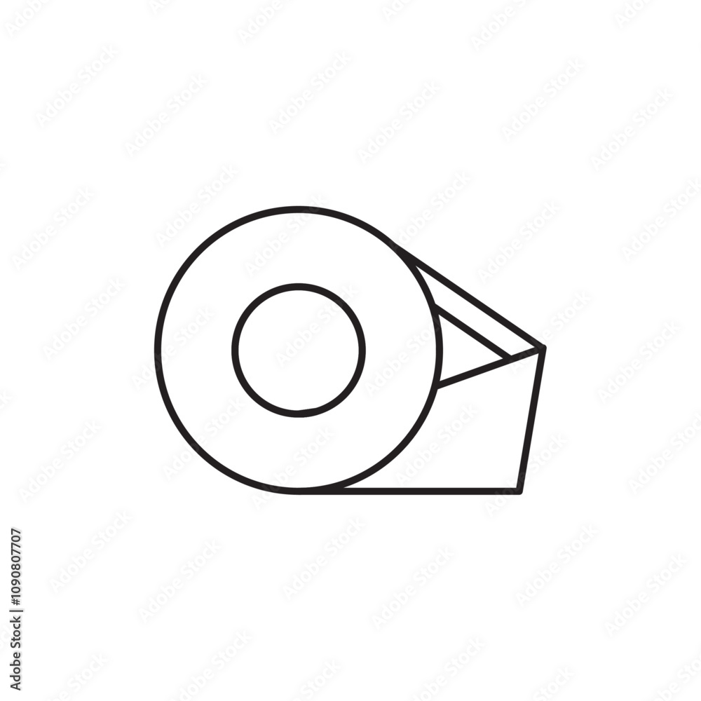 Poster Tape dispenser icon web design in vector