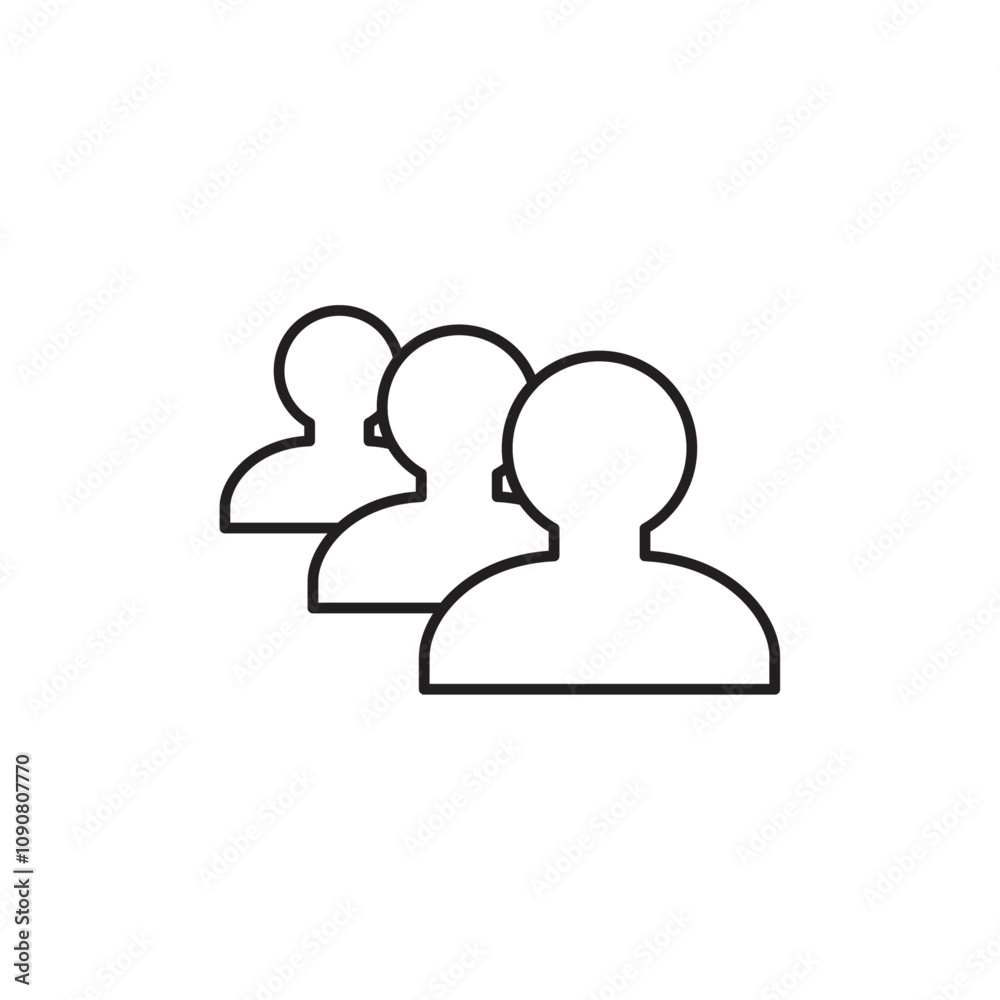 Poster teamwork icon web design in vector