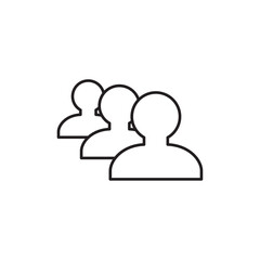 Teamwork icon web design in vector