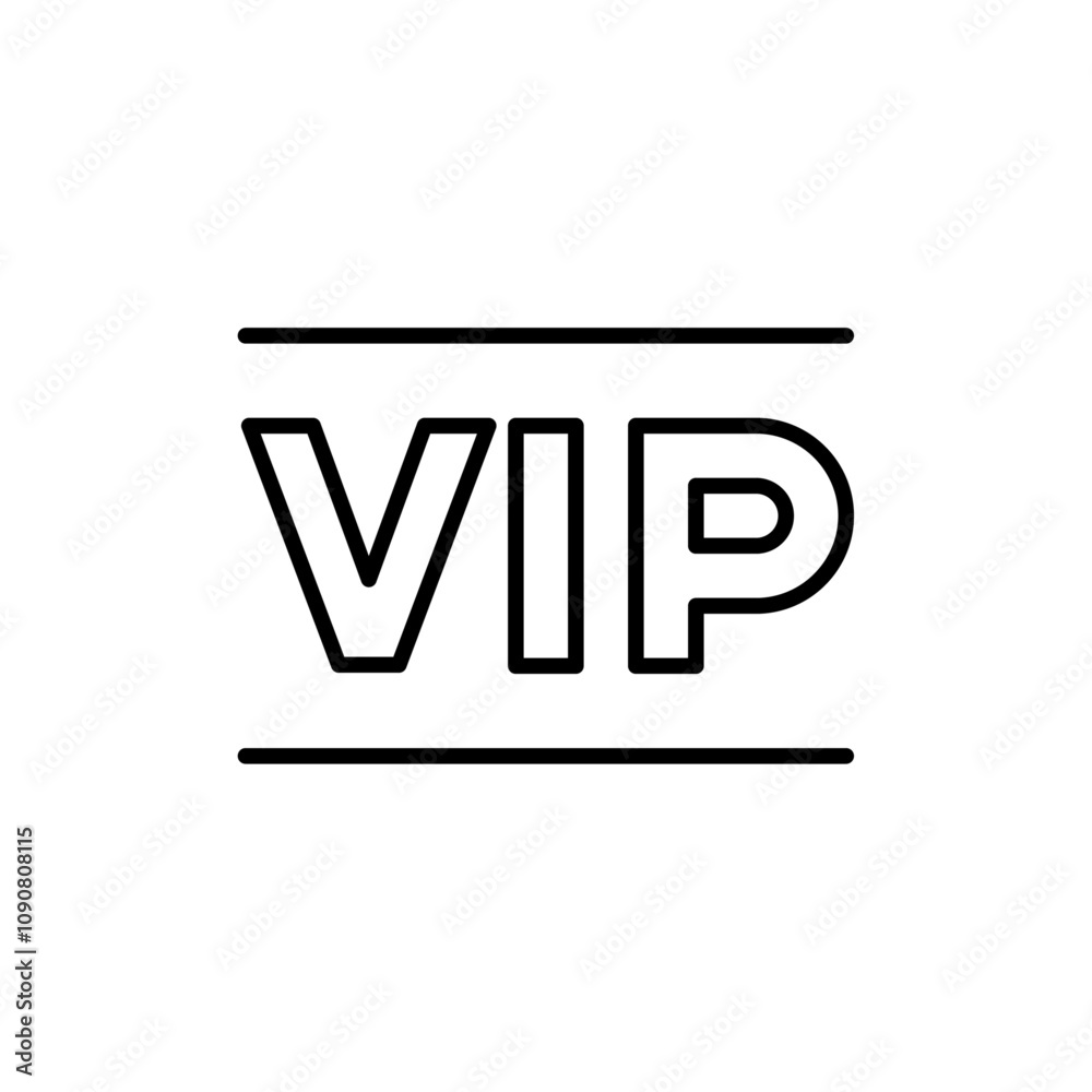 Poster vip icon web design in vector