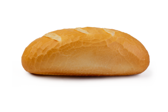 Banh mi vietnam. Vietnam street food. Vietnamese traditional bread for the breakfast. Freshly baked baguette isolated. 