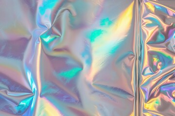 Dreamy Iridescent Background with Ethereal Holographic Foil Design