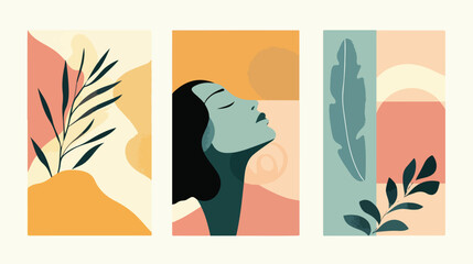 Minimalist Abstract Aesthetic Illustration