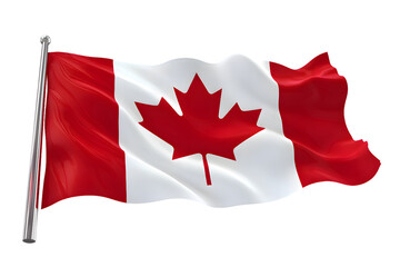 Canada flag isolated on transparent background