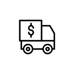 Truck icon symbol vector image illustration
