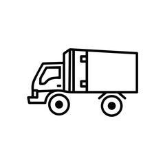 Truck icon symbol vector image illustration
