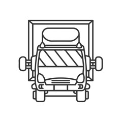 Truck icon symbol vector image illustration
