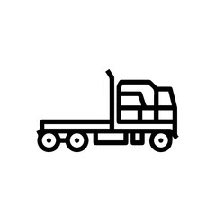 Truck icon symbol vector image illustration
