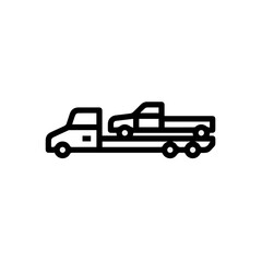 Truck icon symbol vector image illustration
