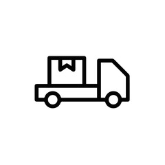 Truck icon symbol vector image illustration

