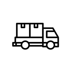 Truck icon symbol vector image illustration
