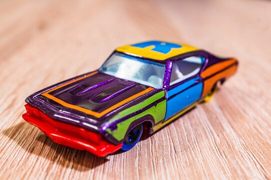 Hot Wheels Chevelle toy car.