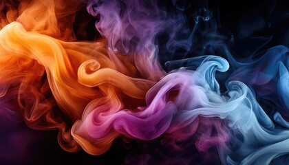 Colofrul Smoke Textures Wallpaper Designs 