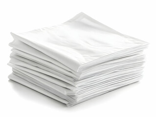 Photo Stack of Blank White Envelopes Mail Correspondence