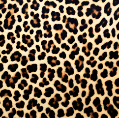 Fototapeta premium Leopard skin texture, real wild cat fur, background design, modern pattern