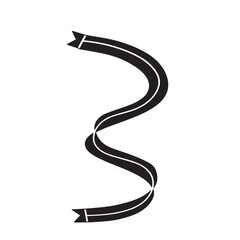 fashion tailor icon measuring tape flat style