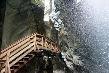 Walk through the impressive Sigmund Thun Klamm in Austria