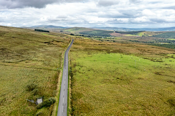 Aerial view of the Strabane transmitting station in Northern Ireland