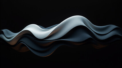 Abstract orange and blue background. Generative ai.