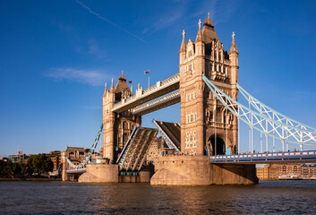 Tower bridge in London city, UK
