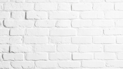 Obraz premium White brick wall with a clean and minimalistic appearance