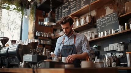 Fototapeta premium Small business bank support, financial tools and guidance tailored for entrepreneurs.