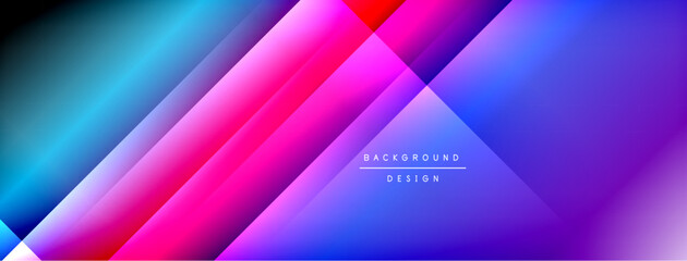 Fototapeta premium Light shadow lines dynamic gradient background