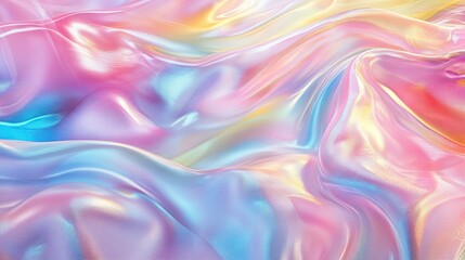 Obraz premium Curving Canvas of Kaleidoscopic Tones