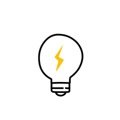 Electric energy design icon
